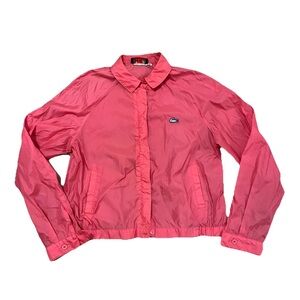 Vintage Izod Lacoste Women’s M Jacket Full Zip Lightweight Windbreaker Outdoor‎